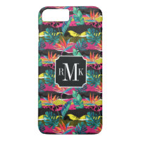 Motif de texture tropicale Abstraite de Neon
