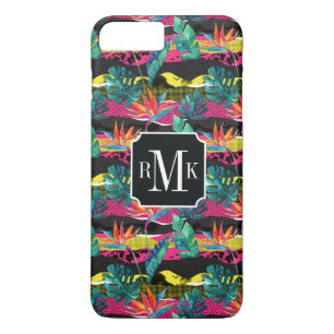 Coque Case-Mate Pour iPhone Motif de texture tropicale Abstraite de Neon