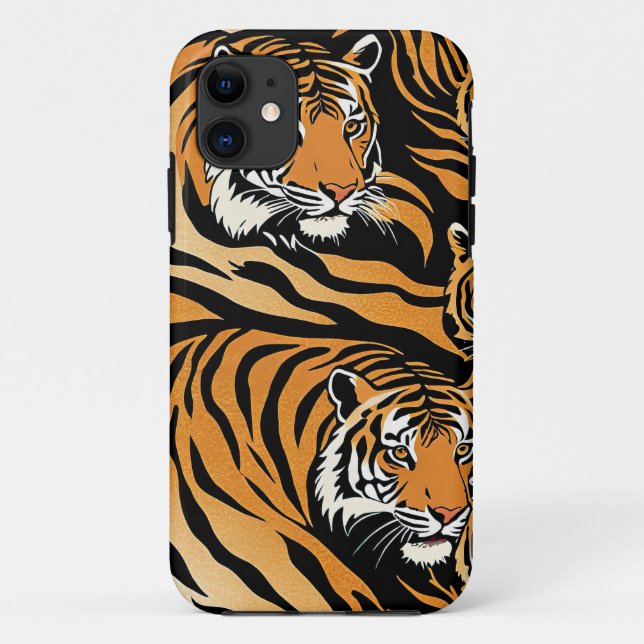 Coques Case-Mate iPhone Motif de tigre (Dos)