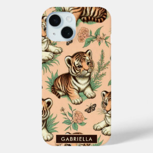 Coque Case-Mate iPhone Motif de tigre de bébé Vintage