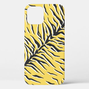 Case-Mate iPhone Case Motif de tigre noir et jaune vintage sans couture.