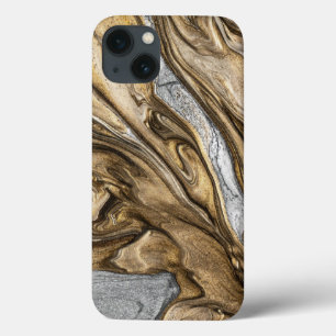 Case-Mate iPhone Case Motif de tourbillon de marbre terreux glamour