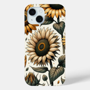Coque Case-Mate iPhone Motif de tournesol vibrant