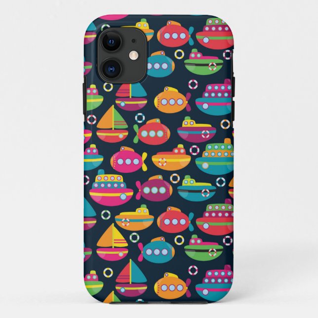 Coques Case-Mate iPhone Motif de transport d'océan (Dos)
