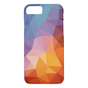 Coque Case-Mate iPhone motif de triangle arc-en-ciel contemporain