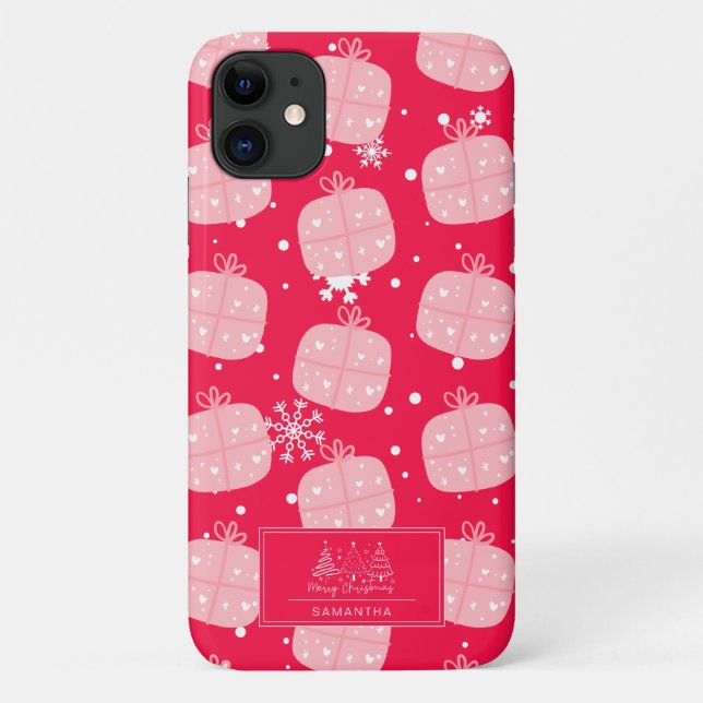 Coques Case-Mate iPhone Motif de vacances classique-Cadeau de Noël (Dos)