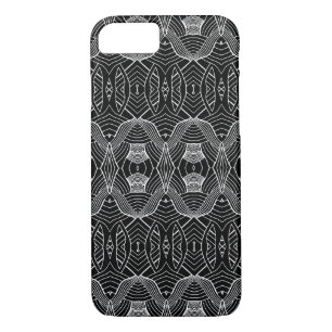 Coque Case-Mate Pour iPhone Motif de vague noir et blanc