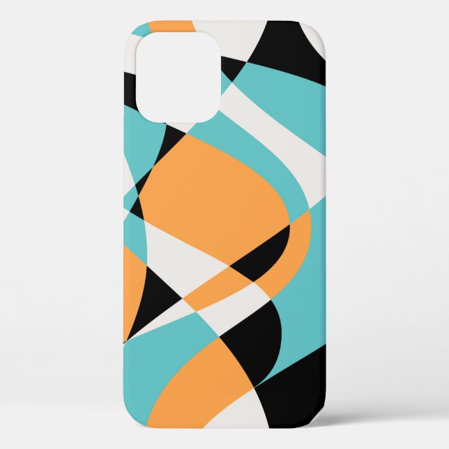 Coques Case-Mate iPhone Motif de vagues abstraites sans couture. Superbe s (Verso)
