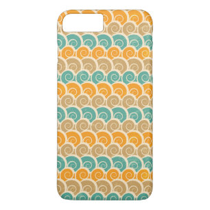 Coque iPhone 8 Plus/7 Plus Motif de vagues d'aquarelle