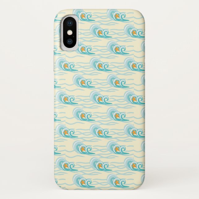 Coques Case-Mate iPhone Motif de vagues mou (Dos)