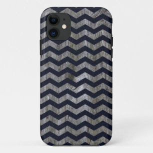 Etui iPhone Case-Mate Motif de zigzag en bois de zigzag de chevron de