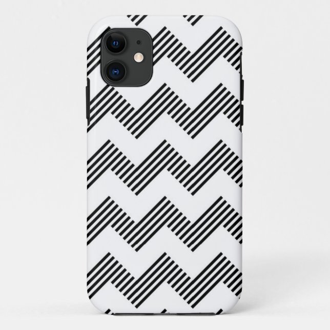 Coques Case-Mate iPhone Motif de zigzag géométrique (Dos)