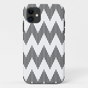 Coque iPhone 11 motif de zigzag géométrique