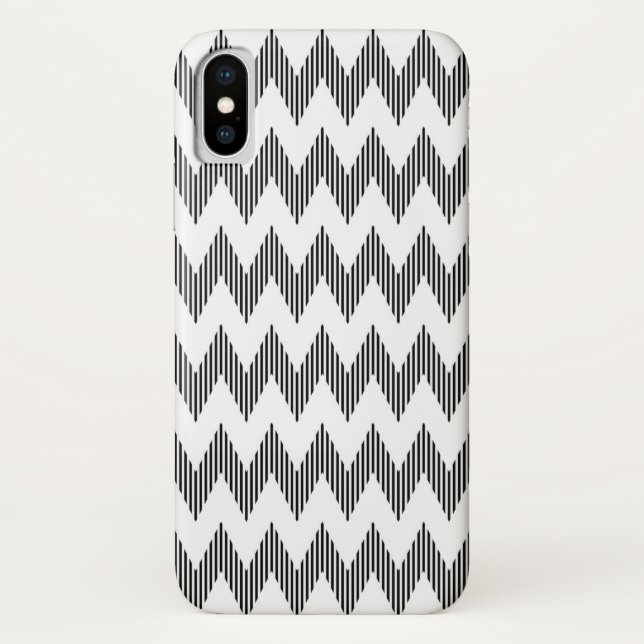 Coques Case-Mate iPhone Motif de zigzag géométrique 2 (Dos)