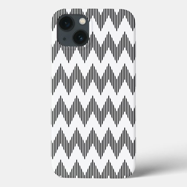 Coques Case-Mate iPhone Motif de zigzag géométrique 2 (Verso)