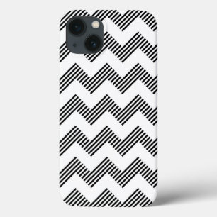 iPhone 13 Coque Motif de zigzag géométrique 2