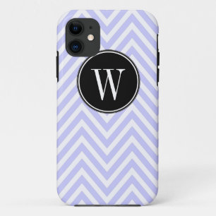 Coque Case-Mate Pour iPhone Motif de zigzag lilas pourpre de Chevron de