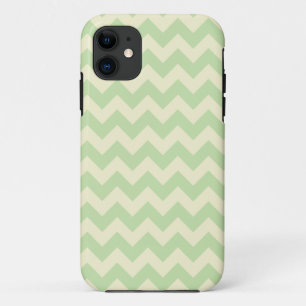 Coque Case-Mate Pour iPhone Motif de zigzag vert et jaune