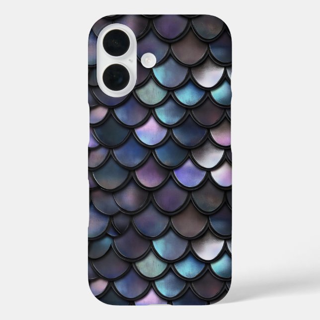 Coques Case-Mate iPhone Motif d'écailles de sirène (Verso)