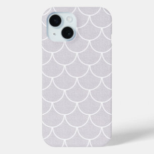 Coque Case-Mate iPhone Motif d'écailles de sirène blanches festonnées