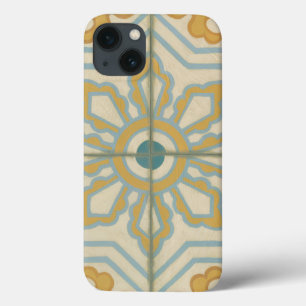 Coques Pour iPhone Motif décoratif de tuile de Vieux Monde