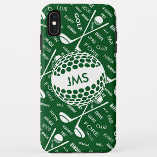 Case-Mate iPhone Case Motif décoré d'un monogramme pour le golfeur