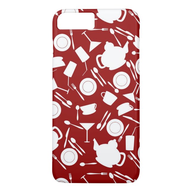 Coques Case-Mate iPhone Motif d'éléments de cuisine (Dos)