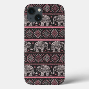 Coques Pour iPhone Motif d'éléphant noir