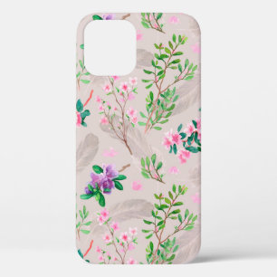 Case-Mate iPhone Case Motif délicieux avec fleurs rhododendron et fea