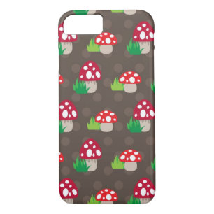 Coque iPhone 7 motif d'enfants de champignon