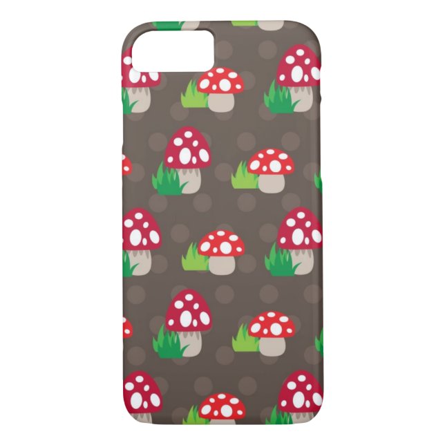 Coques Case-Mate iPhone motif d'enfants de champignon (Dos)