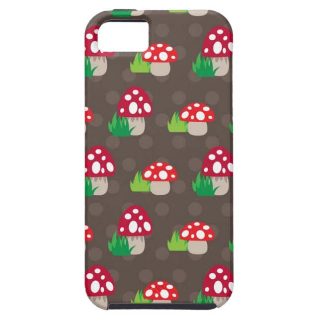 Coques Case-Mate iPhone motif d'enfants de champignon (Dos)