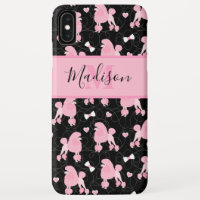 Motif des canicules et vaches roses Nom noir Monog