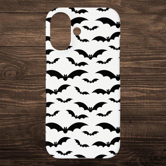 Coques Case-Mate iPhone Motif des chauves-souris d'Halloween noir (Créateur téléchargé)