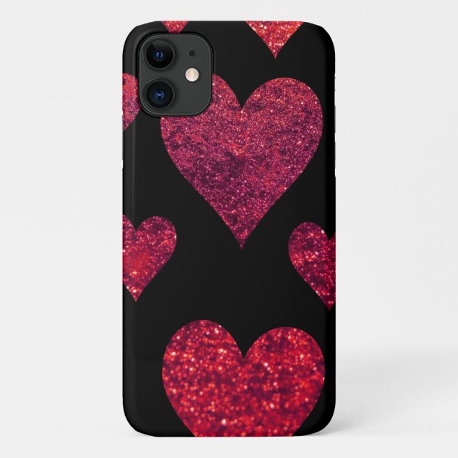 Coques Case-Mate iPhone Motif Des Coeurs, Coeurs Rouges, Coeurs Parties sc (Dos)