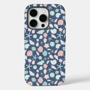 Coque iPhone 16 Pro motif des coquillages
