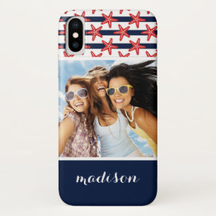 Coques Pour iPhone Motif Des Étoiles Et Des Stripes  Votre photo et 