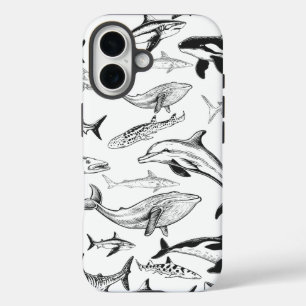 Coque Pour iPhone 16 Motif des géants sous-marins