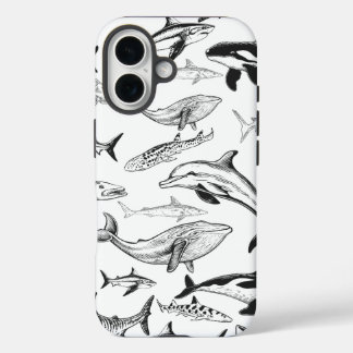 Coque Pour iPhone 16 Motif des géants sous-marins