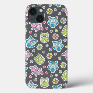 Coque Case-Mate iPhone motif des hiboux de bande dessinée