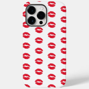 Coque Case-Mate iPhone Motif des lèvres de baisers rouges