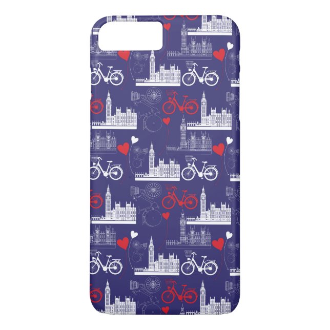 Coques Case-Mate iPhone Motif des monuments de Londres (Dos)