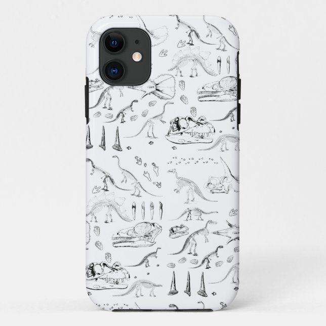 Coques Case-Mate iPhone Motif des os fossiles de dinosaures (Dos)