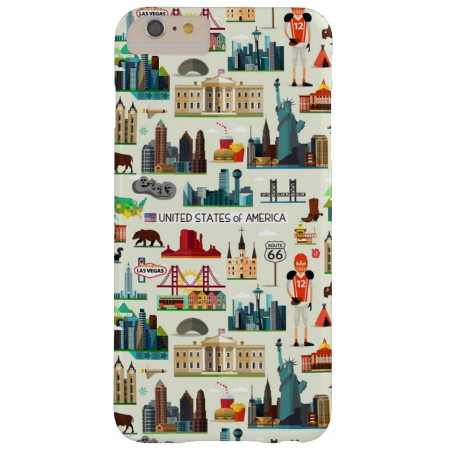 Coques Case-Mate iPhone Motif des symboles américains (Dos)