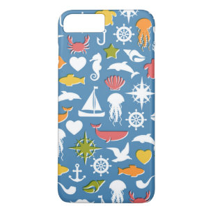 Coques Pour iPhone Motif des symboles marins
