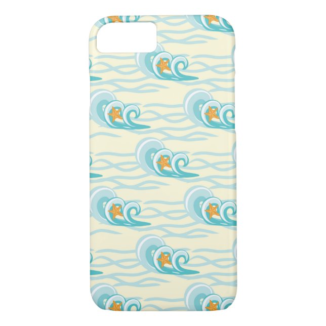 Coques Case-Mate iPhone Motif des vagues douces (Dos)