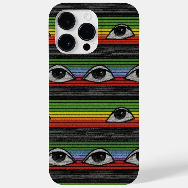 Coques Case-Mate iPhone Motif des yeux psychédéliques (Verso)