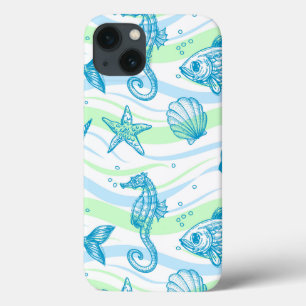 Etui iPhone Case-Mate Motif d'esquisse marine