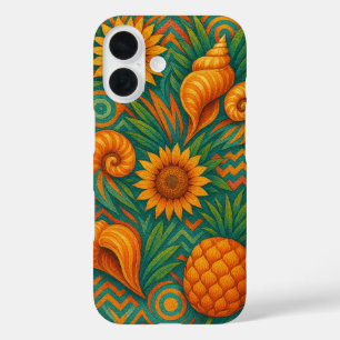 Coque Pour iPhone 16 Motif d'été - Saison Tropicale