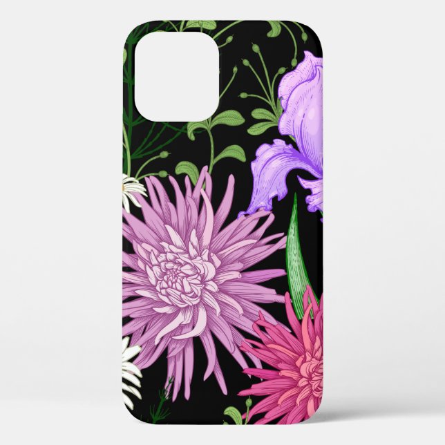 Coques Case-Mate iPhone Motif d'été sans couture. Chamomille des fleurs sa (Verso)